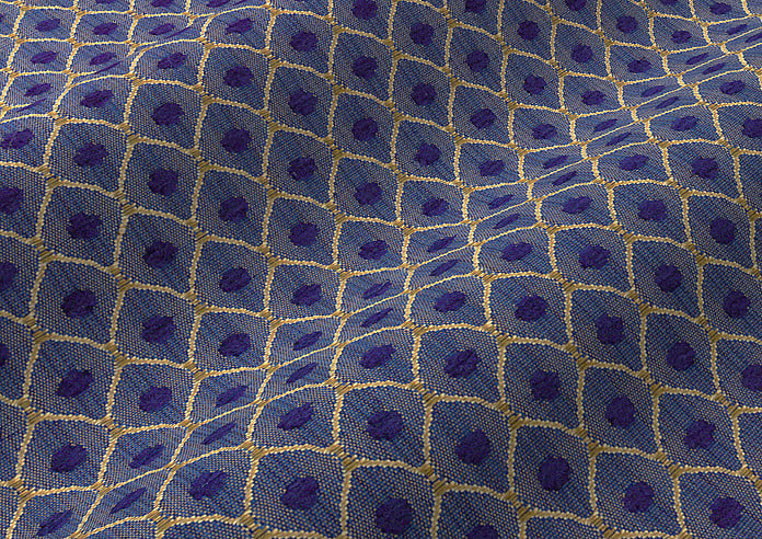 Sicily, Blue - Twist&Fit Roman Blind - Image 4